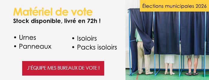 Matériel de vote pour élections