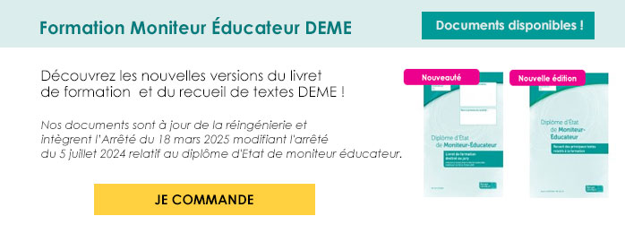 Recueil et livret Moniteur educateur