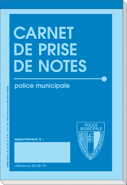 Carnet de notes - Mon budget (bleu)