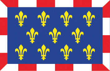 Drapeau Touraine drapeaux provinces France Unic