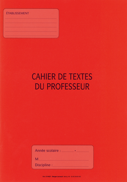 Cahiers de texte