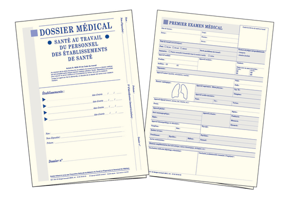 Dossier M dical En Sant Au Travail Dossier M dical Intercalaire 