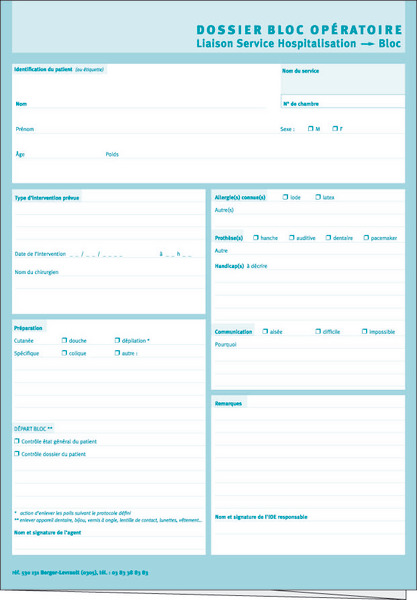 Fiches de liaison