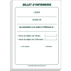 Réf. 514419 : Bloc de 100 feuillets identiques non autocopiants