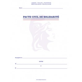 Chemise de présentation du PACS