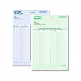 Chemises pour constituer les 