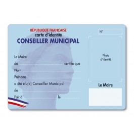 Carte d'identité Carte de Conseiller municipal