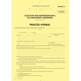 Procès-verbal modèle C - Recensement des votes dans le département