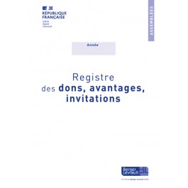Registre des déclarations de dons, invitations et avantages - Elus locaux