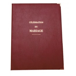 Chemise de présentation pour célébration du mariage