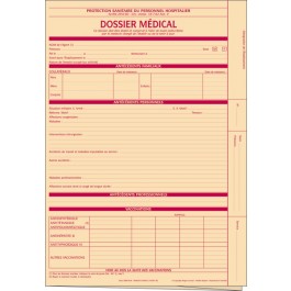 Dossier médical - Protection sanitaire du personnel hospitalier