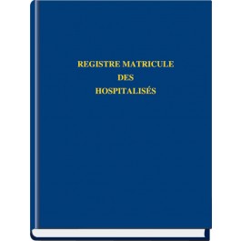 Registre matricule des hospitalisés