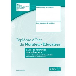 Livret de formation  - Diplôme d'État de Moniteur éducateur (DEME)
