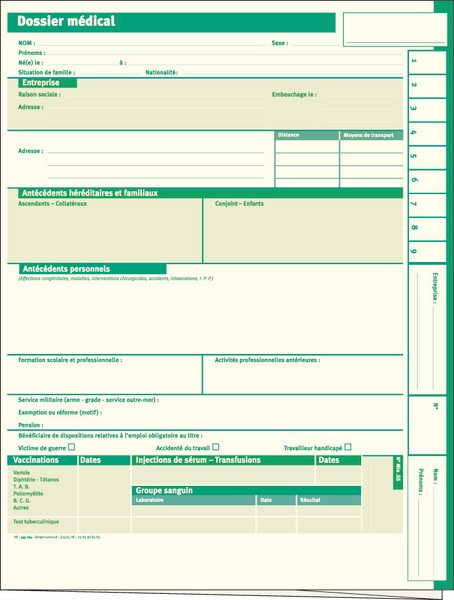 Dossier de soins du patient - classeur avec fiches - Classeur Dossier de  soins à domicile prêt à l'emploi - Dossiers de soins - Suivi médical -  Santé-Social - Documents & Accessoires