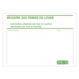 Registre des permis de louer