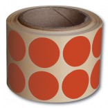 Réf. 670153 : rouge - Diam. 19 mm (ronds destinés gros calibre, 9 mm)
