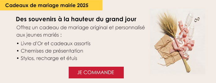 Cadeaux mariage mairie